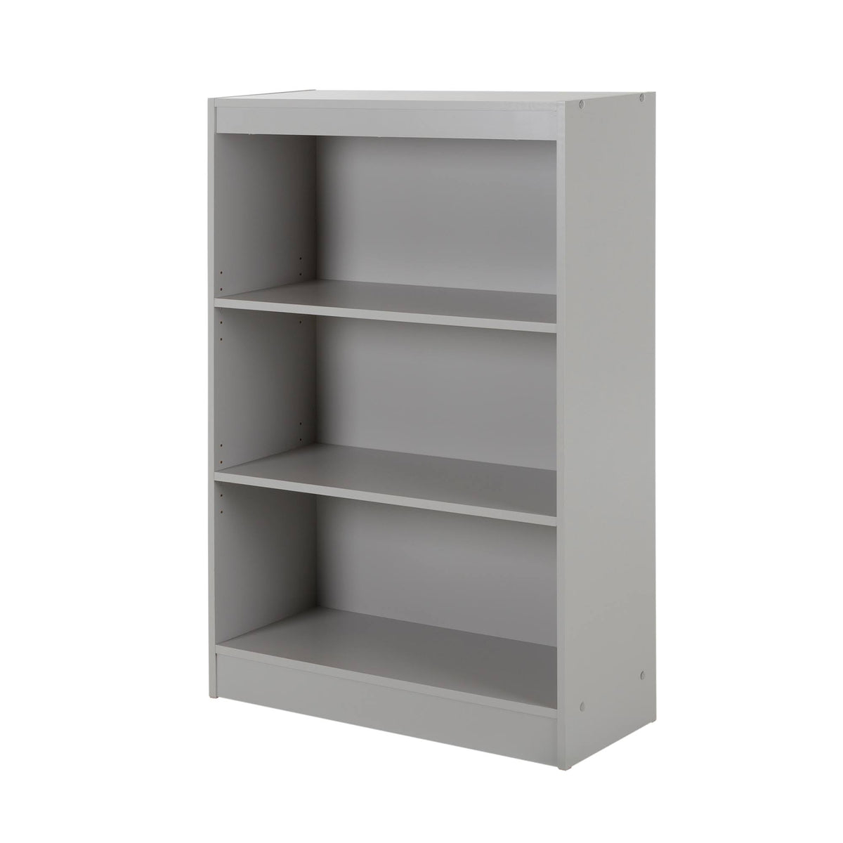 3-Shelf Bookcase, Soft Gray X9077