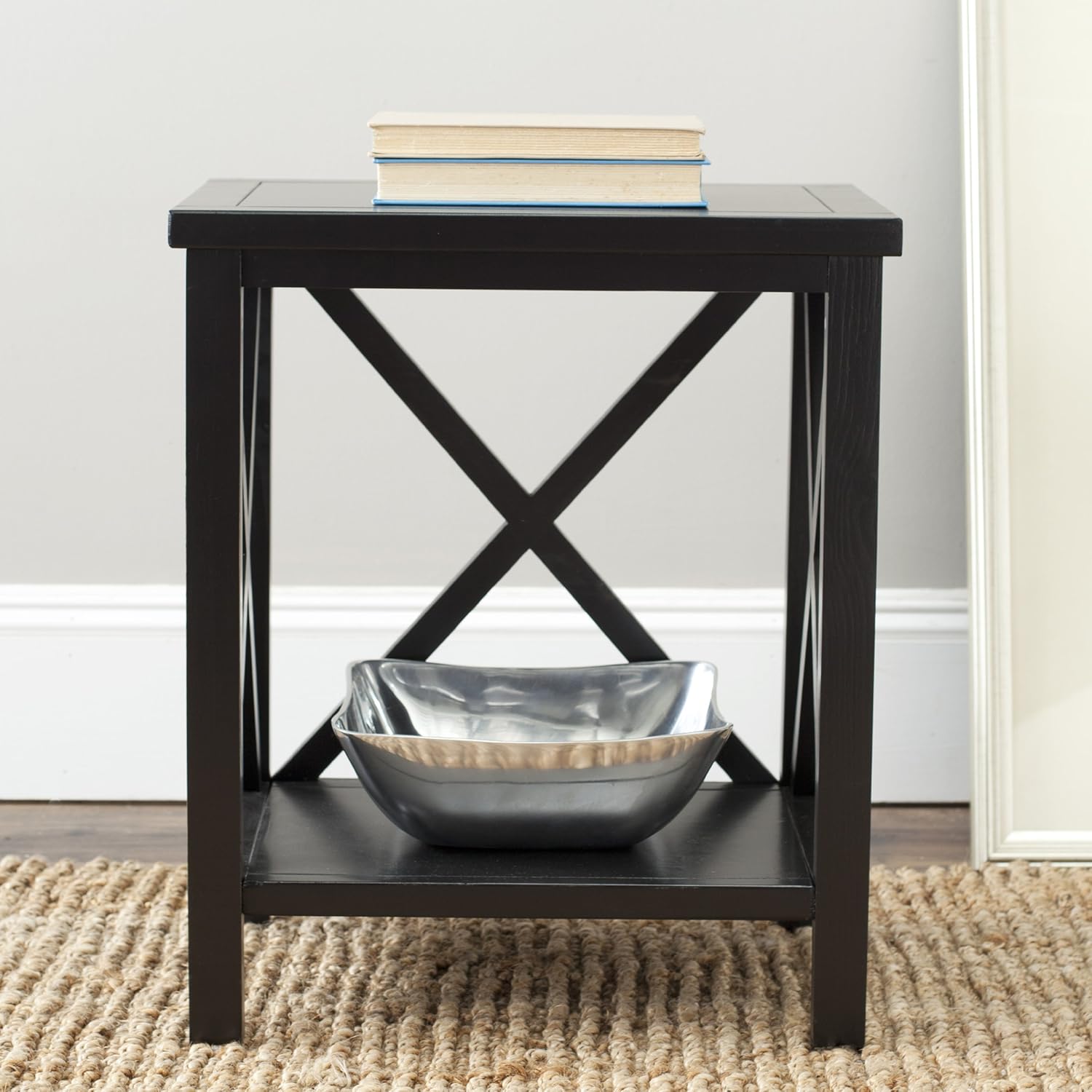 Cross Back End Table Z20214