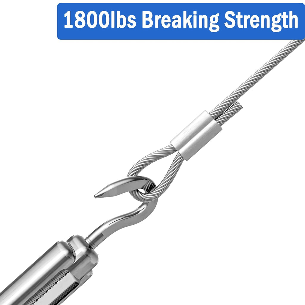 1/8 316 Stainless Steel Cable, 800FT, 7 x 7 Strands Construction L1065