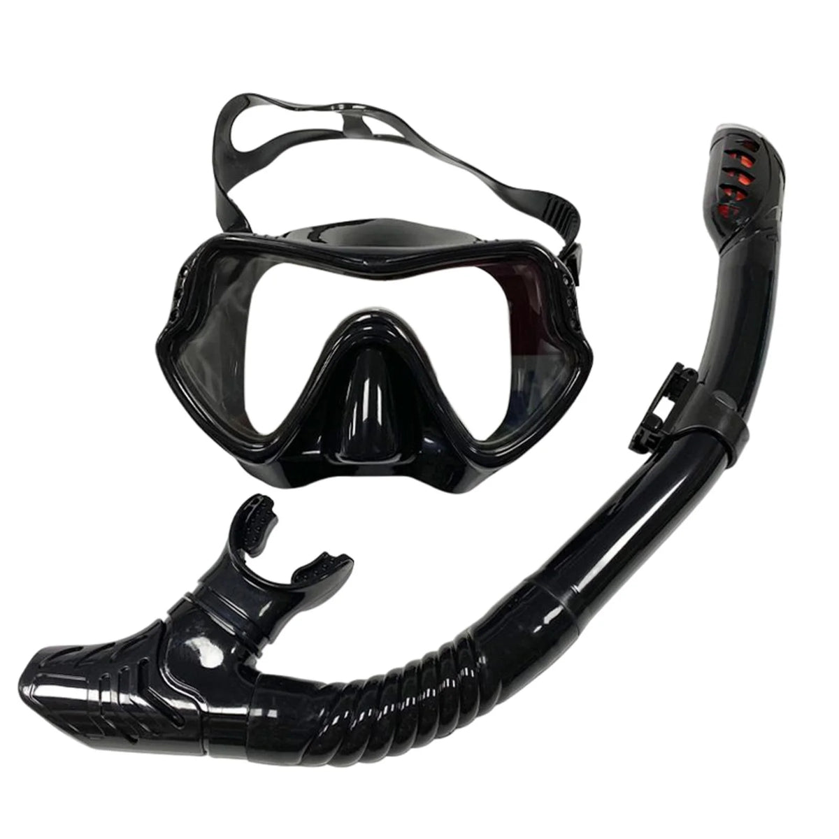 Black Panoramic Snorkeling Set Q65811