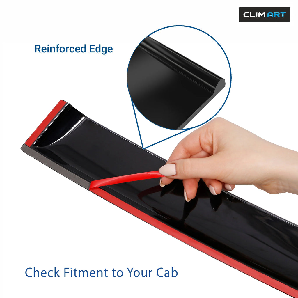 4 pcs Dark Smoke Window Deflectors A392200