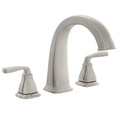 Brushed Nickel 2-Handle Deck-Mount Roman Tub Faucet F73992