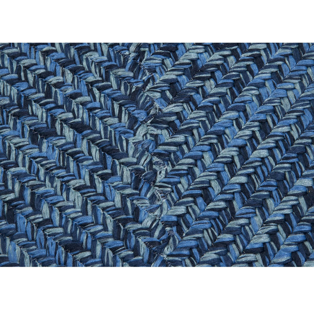 Blue Wave 2x7 Braided Rug Q61522