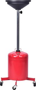Red Steel 5 Gallon Portable Oil Drain N8473