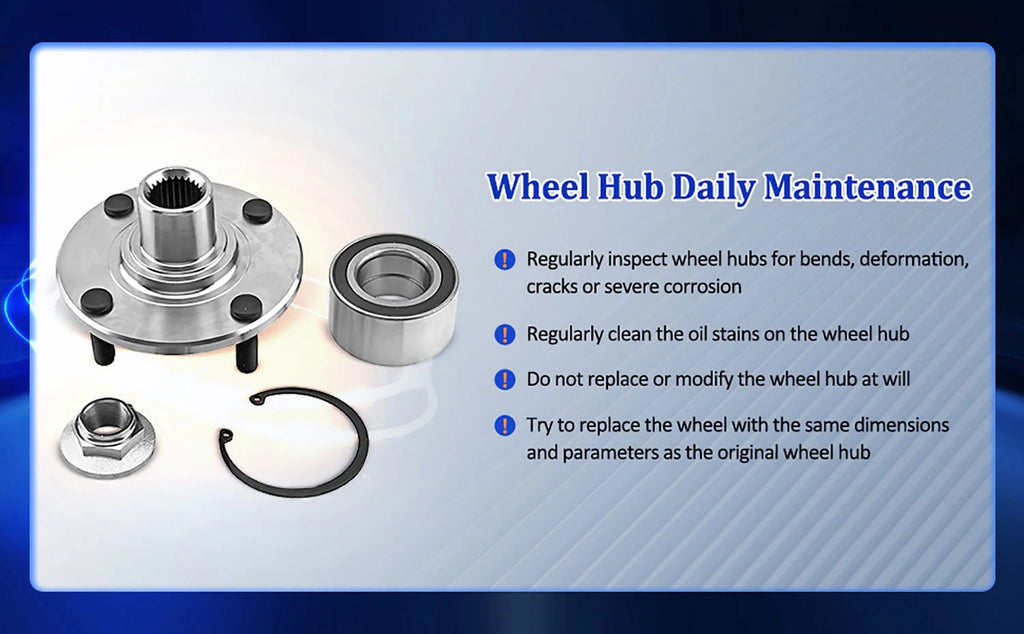 2x Rear Wheel Hub Bearings Assembly for 2009-2013 Mazda 6 Sedan 4-Door 2.5L 3.7L C444891
