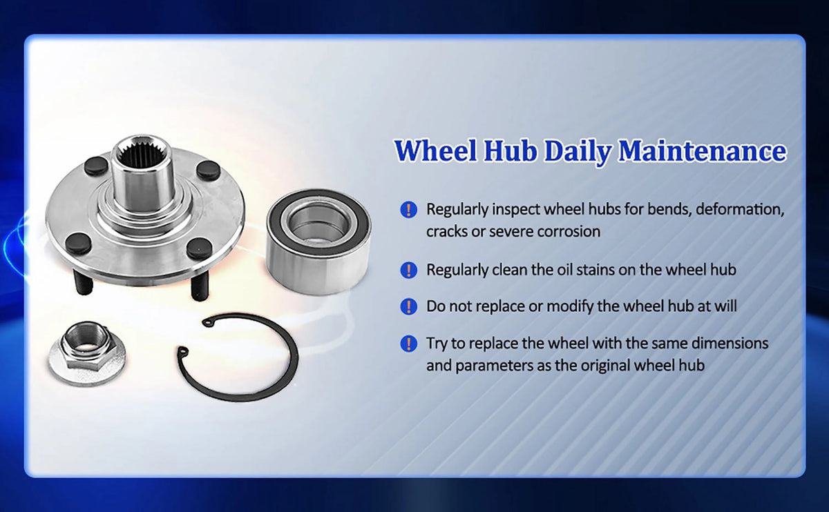 2x Rear Wheel Hub Bearings Assembly for 2009-2013 Mazda 6 Sedan 4-Door 2.5L 3.7L C444891