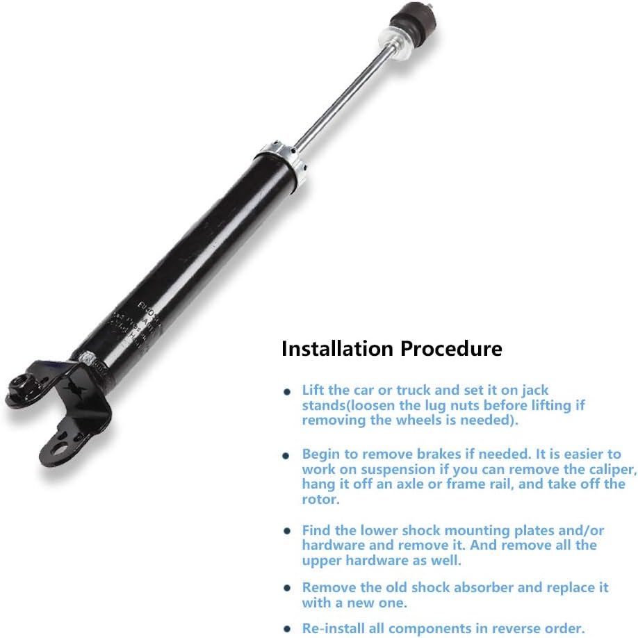 Rear Shocks Absorbers Gas Struts Set of 2 P4559