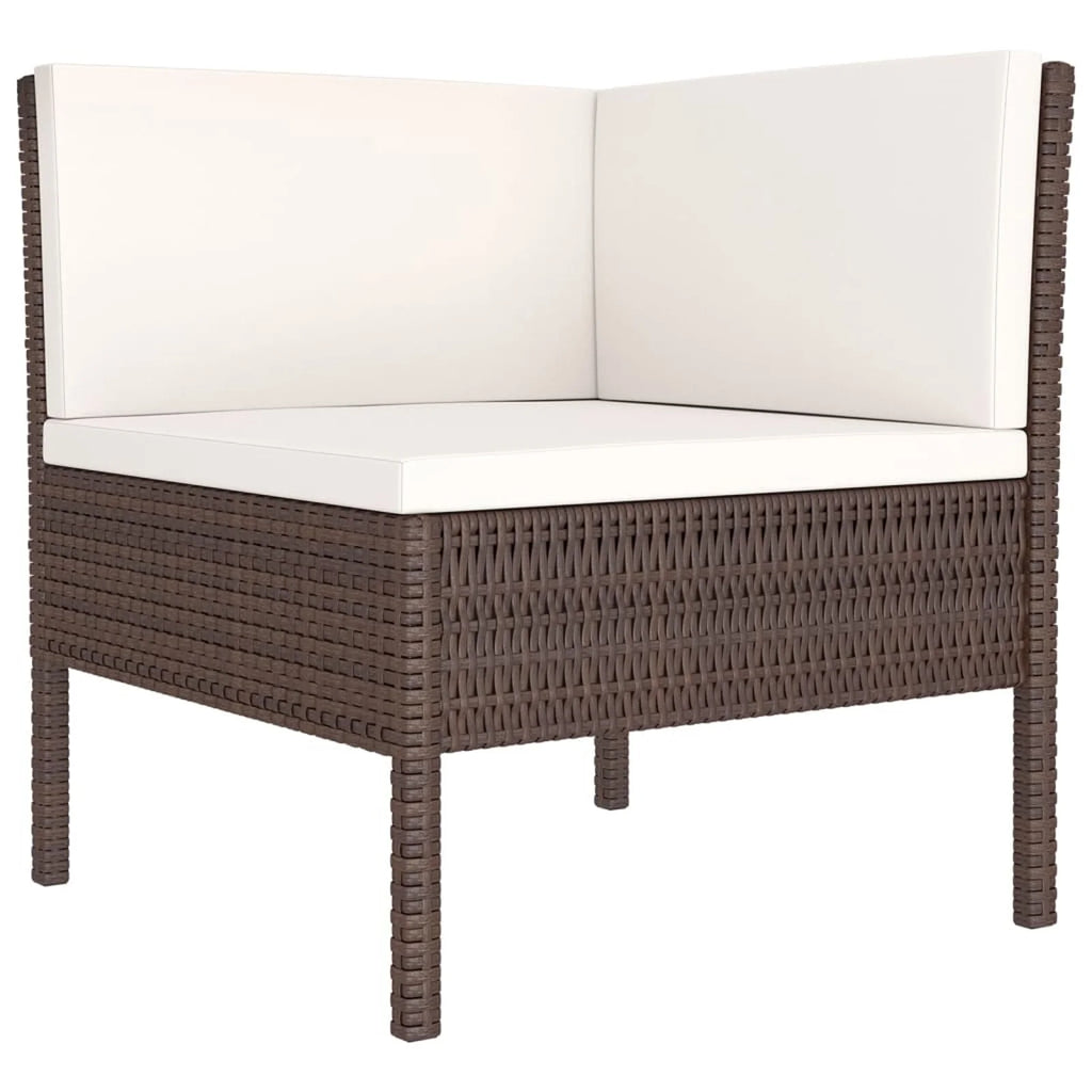 9 Piece Poly Rattan Sectional Outdoor Furniture Set P67768