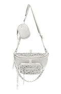 White Convertible Belt Bag J1951