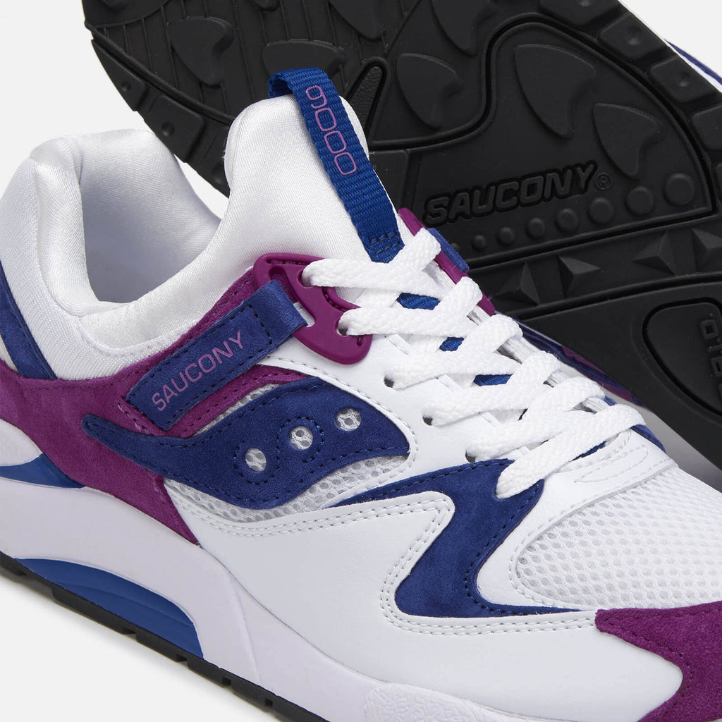 White & Purple Saucony Running Shoes B57992