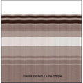 Sierra Brown Dune Stripe-White 13-2 ft. Patio Umbrella U663