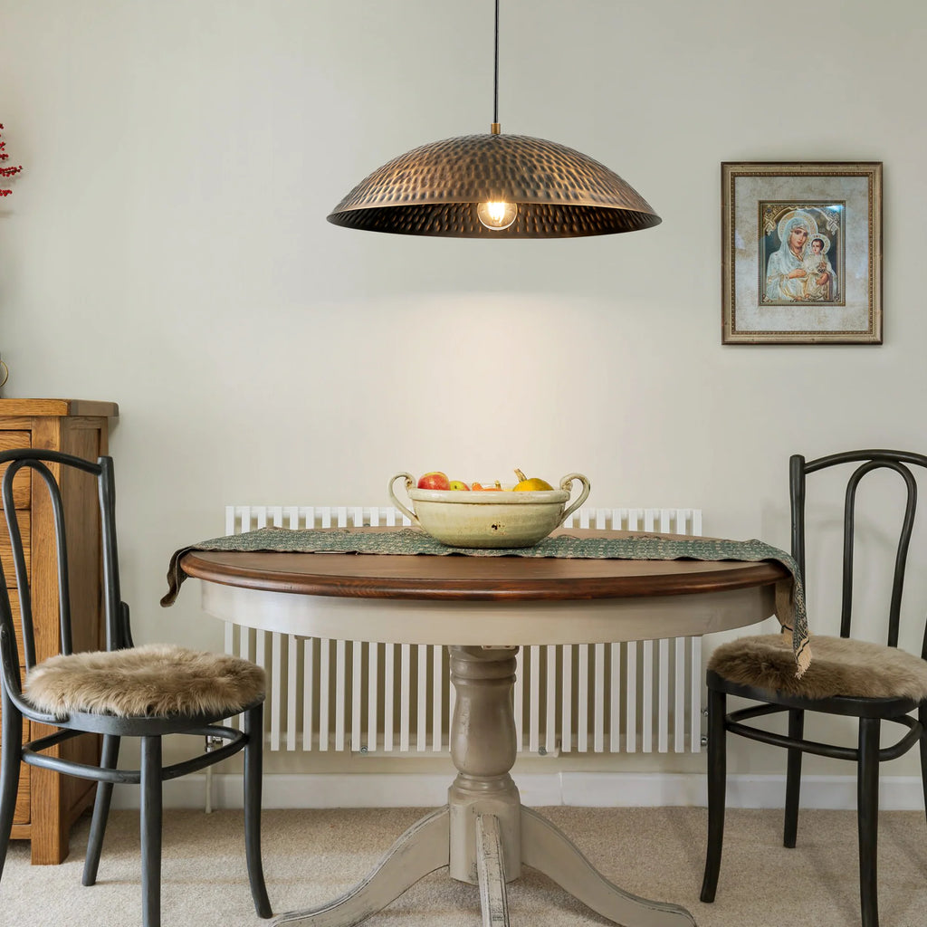 1-Light Dimmable Dome Pendant W4394