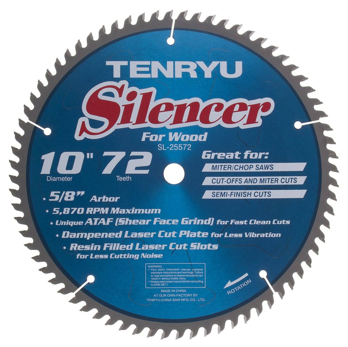PTFE Coated Saw Blade 72 Teeth R547223