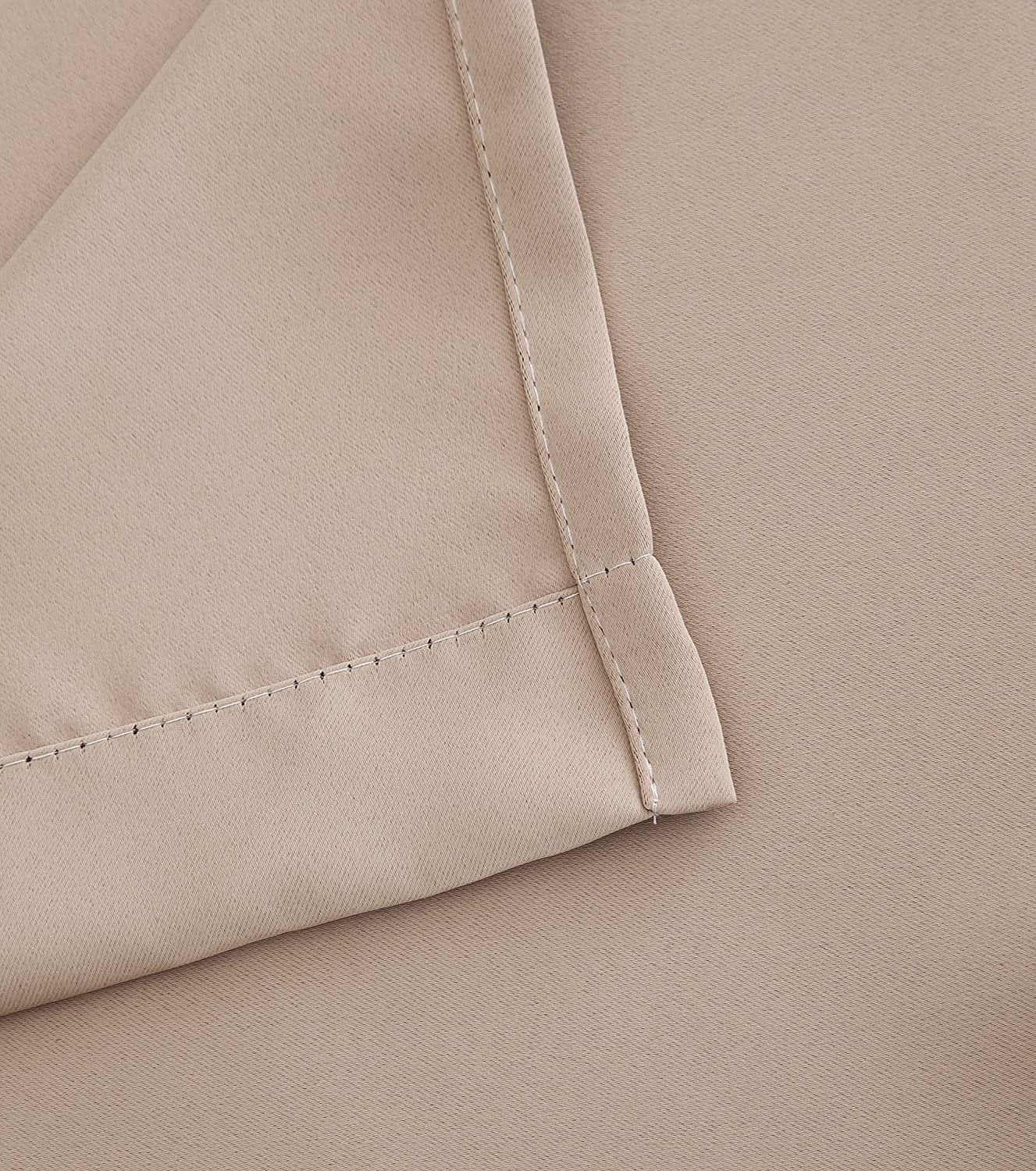 Taupe Thermal Insulated Blackout Curtain 102" x 84" K986