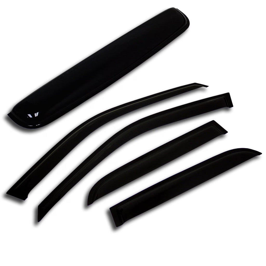 Outside Mount Window Visor Deflector and Sunroof 5 Pcs Set X69466
