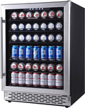 24 Inch Beverage Cooler Refrigerator with Stainless Steel Door Q851