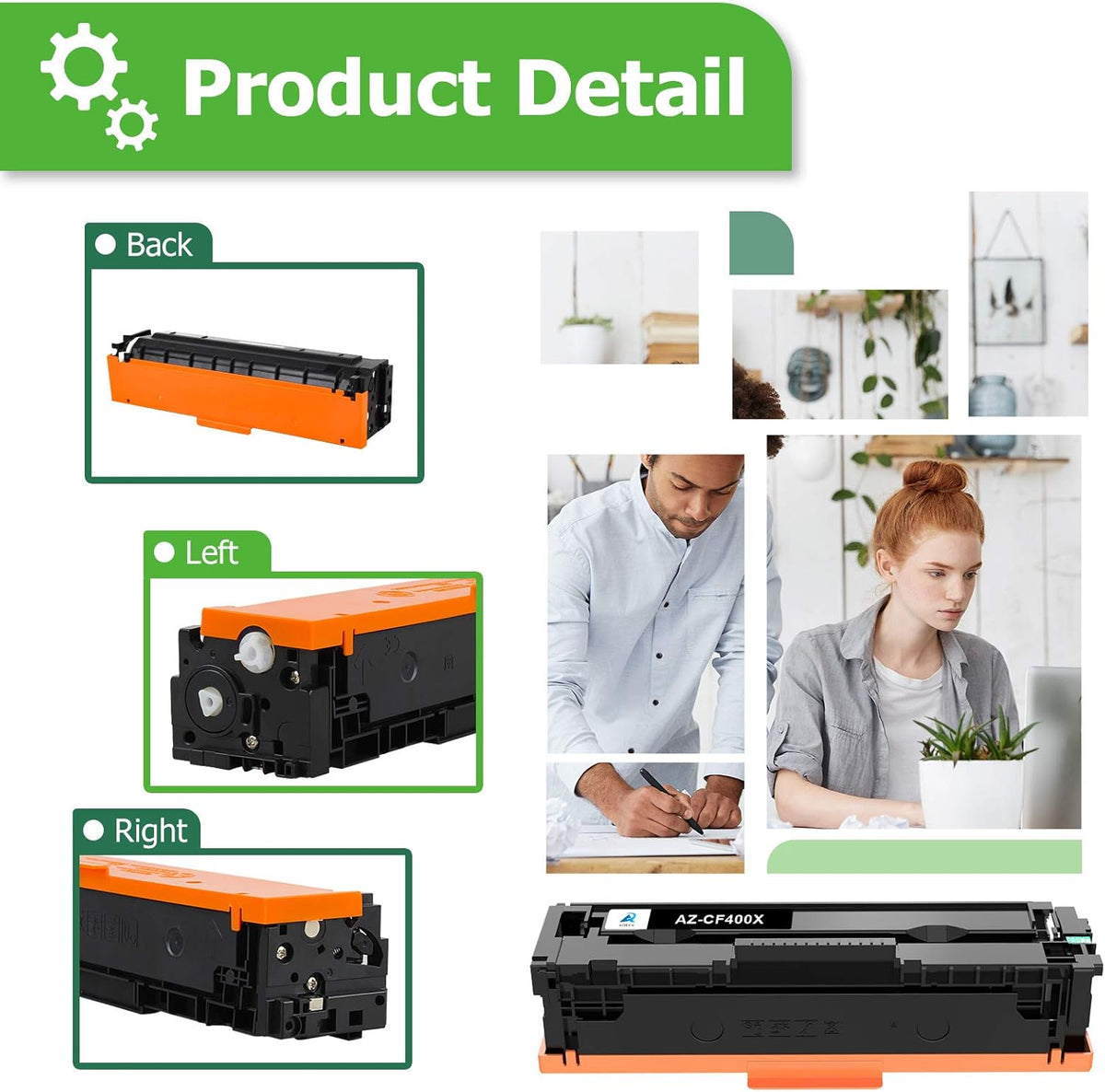 5-Pack Toner Cartridge Set J384602