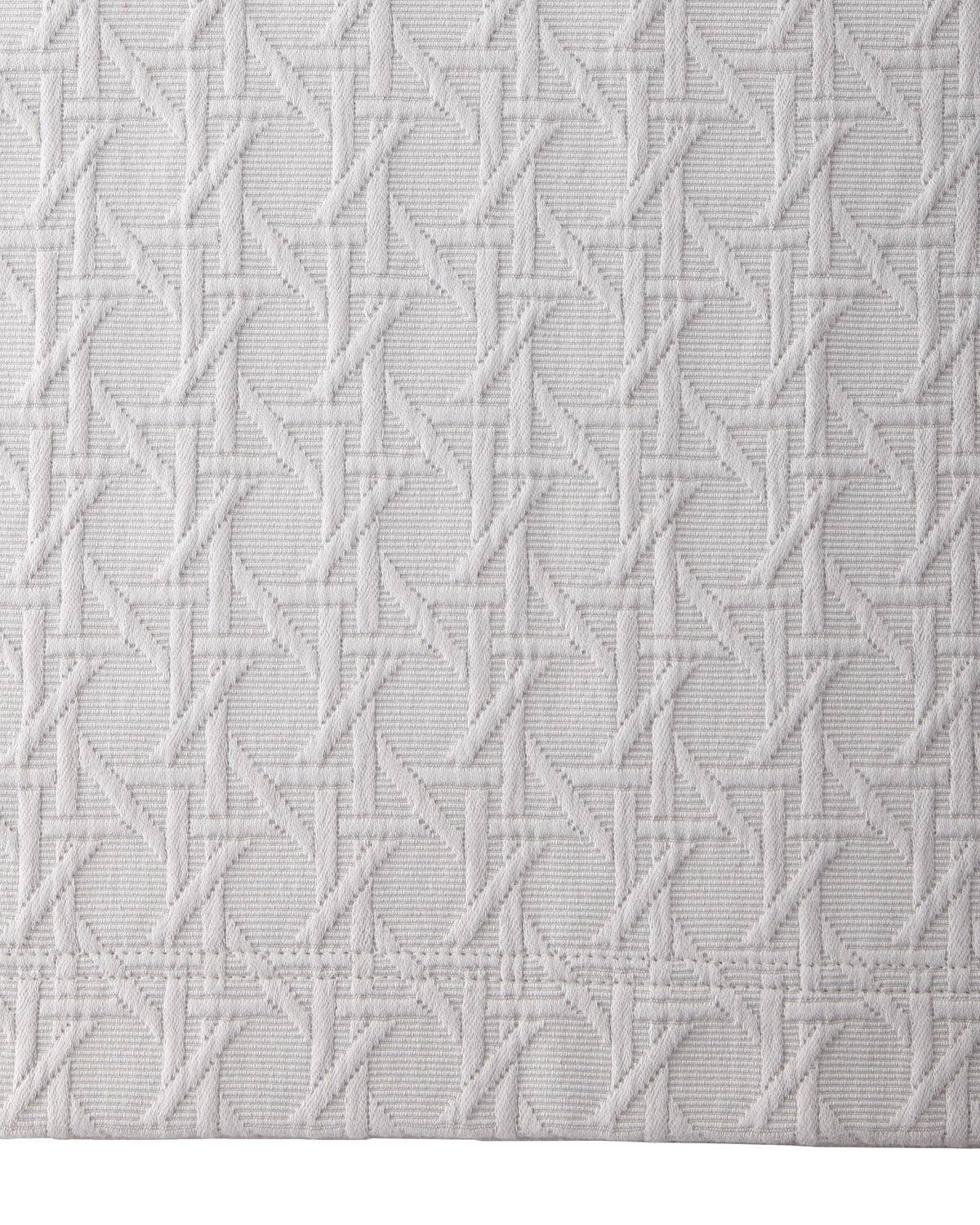 Silver Matelasse Coverlet E48187
