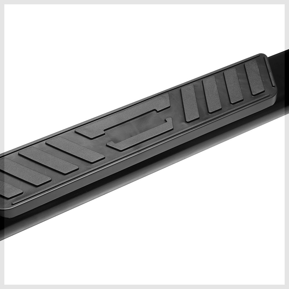 Black 5" Oval Step Nerf Bar Running Board P307