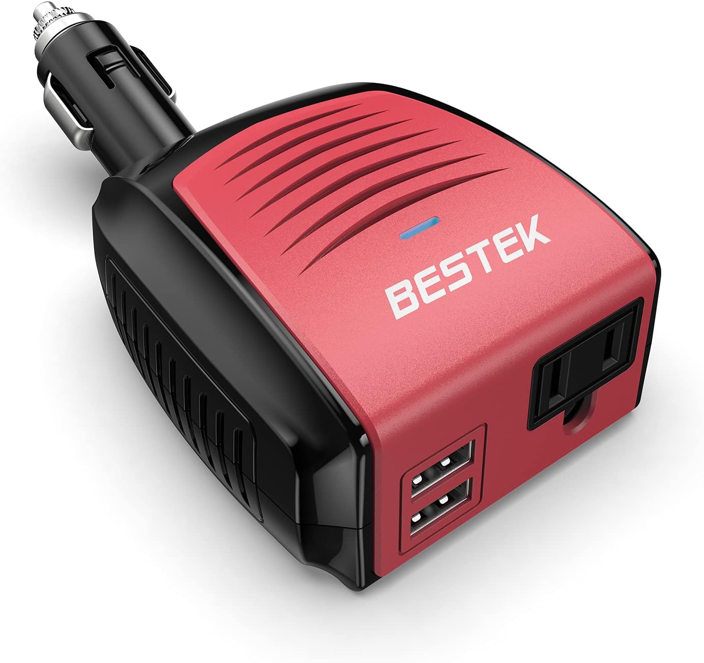 150W Portable Power Inverter with Dual USB Charging Ports, Car Adapter, Pack of 2 Y6908