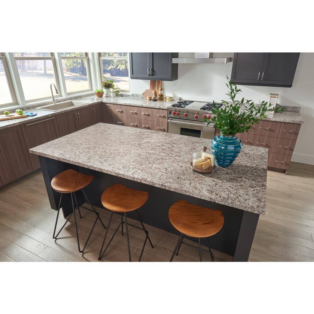 Brown Laminate Countertop with Backsplash K20040