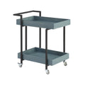 Antique Blue Industrial Serving Cart T775051