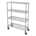 Silver Wire Cart, 69 in. H x 48 in. L N88397