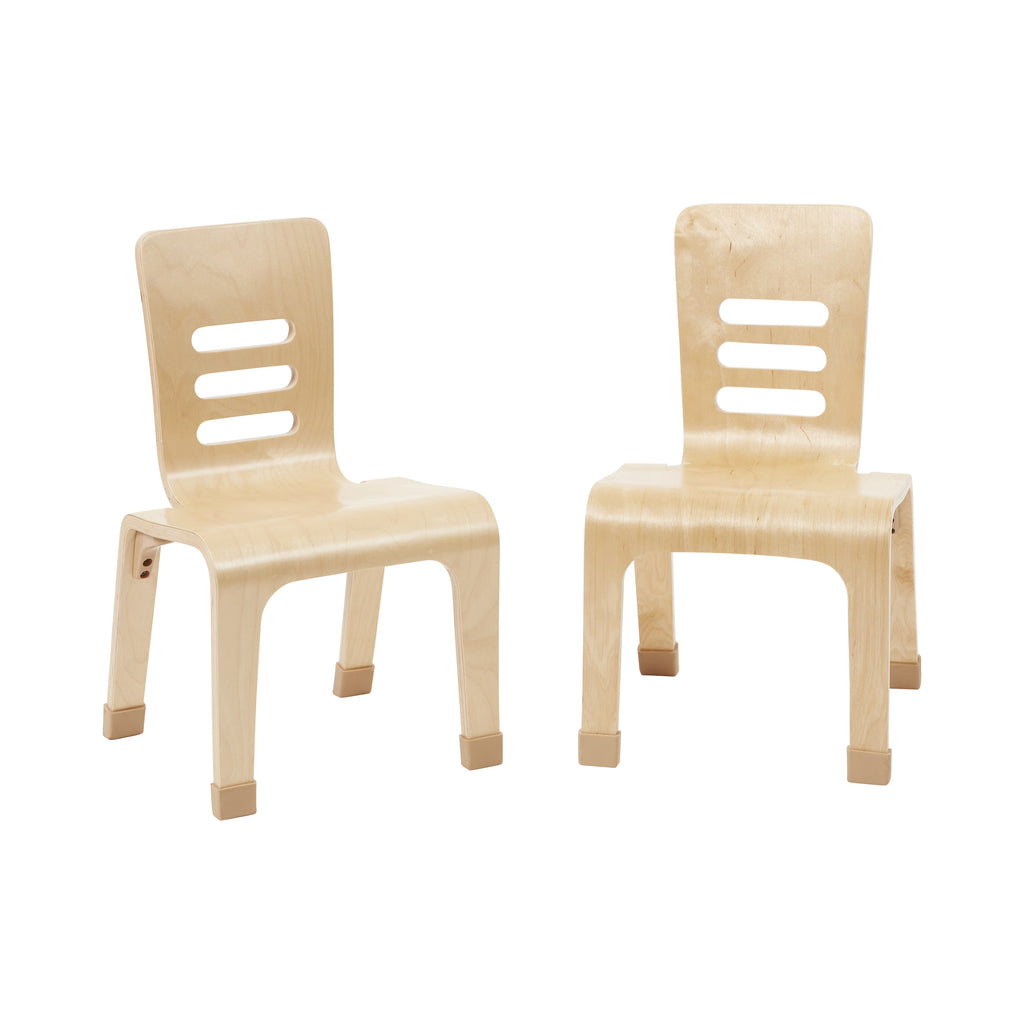 Bentwood Chair, 12in Seat Height, Natural, 2-Pack G479178