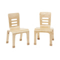 Bentwood Chair, 12in Seat Height, Natural, 2-Pack G479178