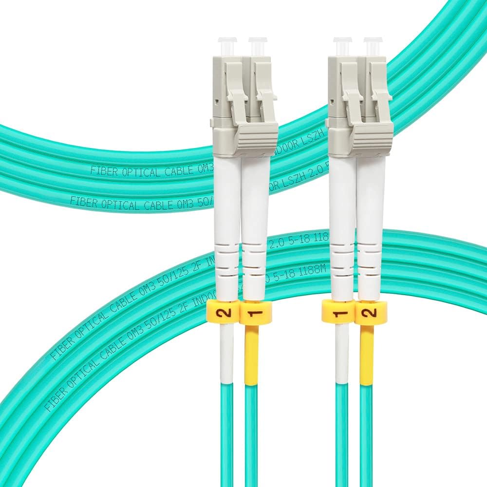 Fiber Patch Cable LC to LC OS2 Single Mode Duplex 9/125um LSZH 125Meter E2564