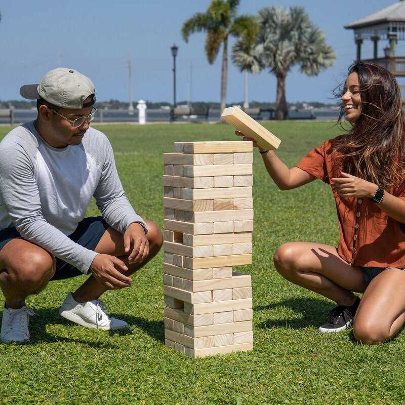 Giant Wooden Tumble Tower Game V43739