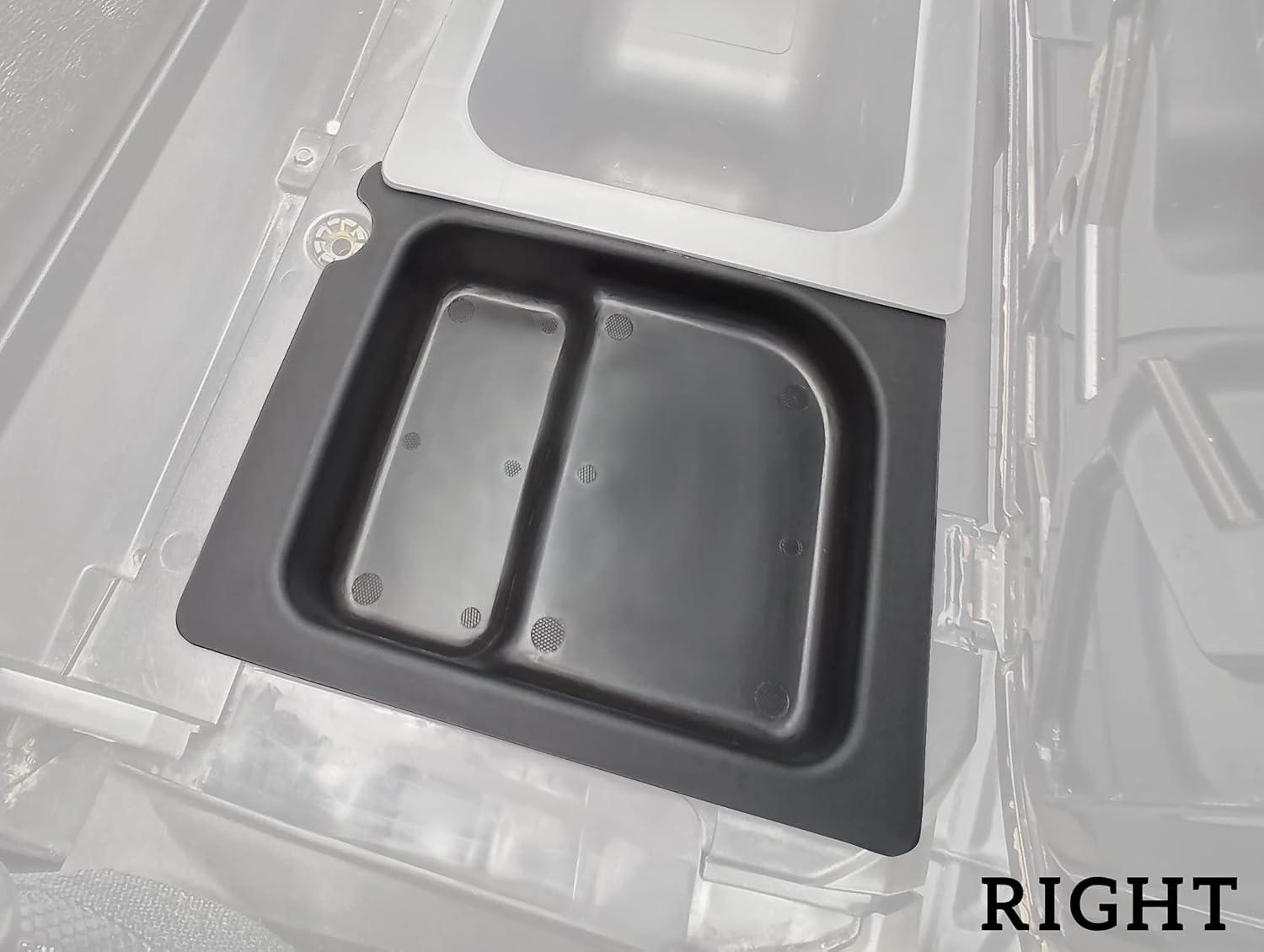 Left & Right Under Seat Storage Box for Polaris Ranger 500 570 Mid Size 50" Wide 2015-2021, Pack of 2 H426