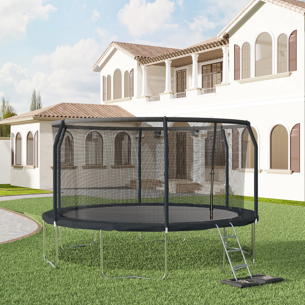 12ft Black Backyard Trampoline C634