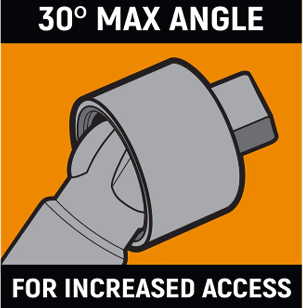 3/8" Drive Pinless Universal Joint Impact Extension Set, 6", 9", & 12", Pack of 2 K29120