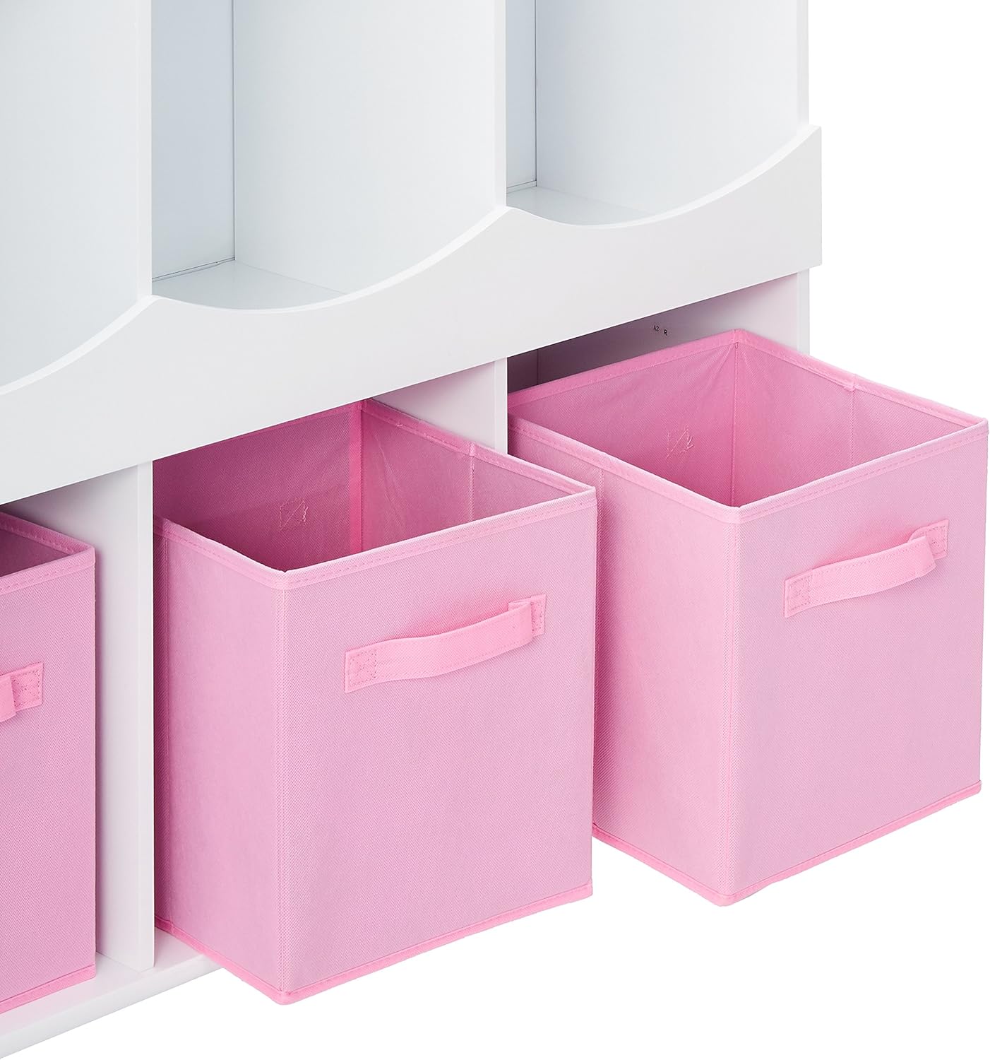 White 6 Cubby Storage Cabinet Z310801