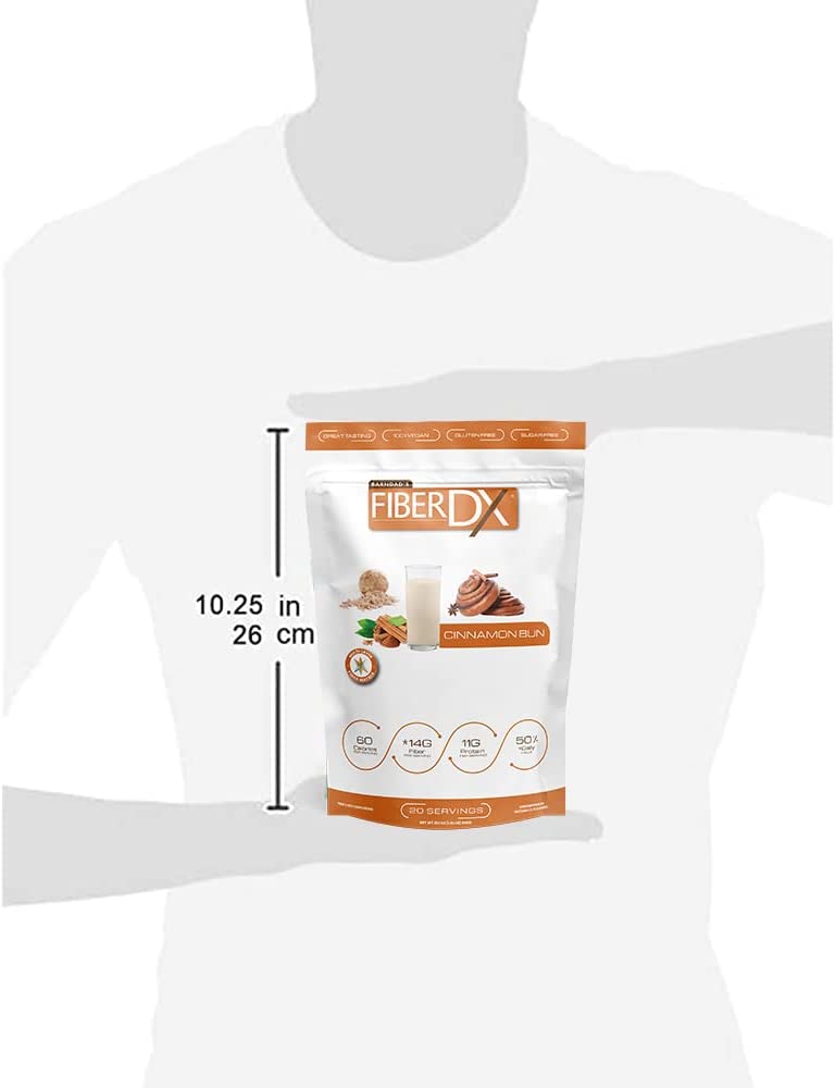 Fiber Supplement, Cinnamon Bun, 600g J3207