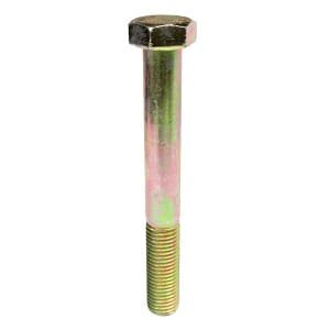 M10 x 45mm Hex Cap Screw Metric Class 10.9 Zinc Yellow Plated Steel 100 pcs W603