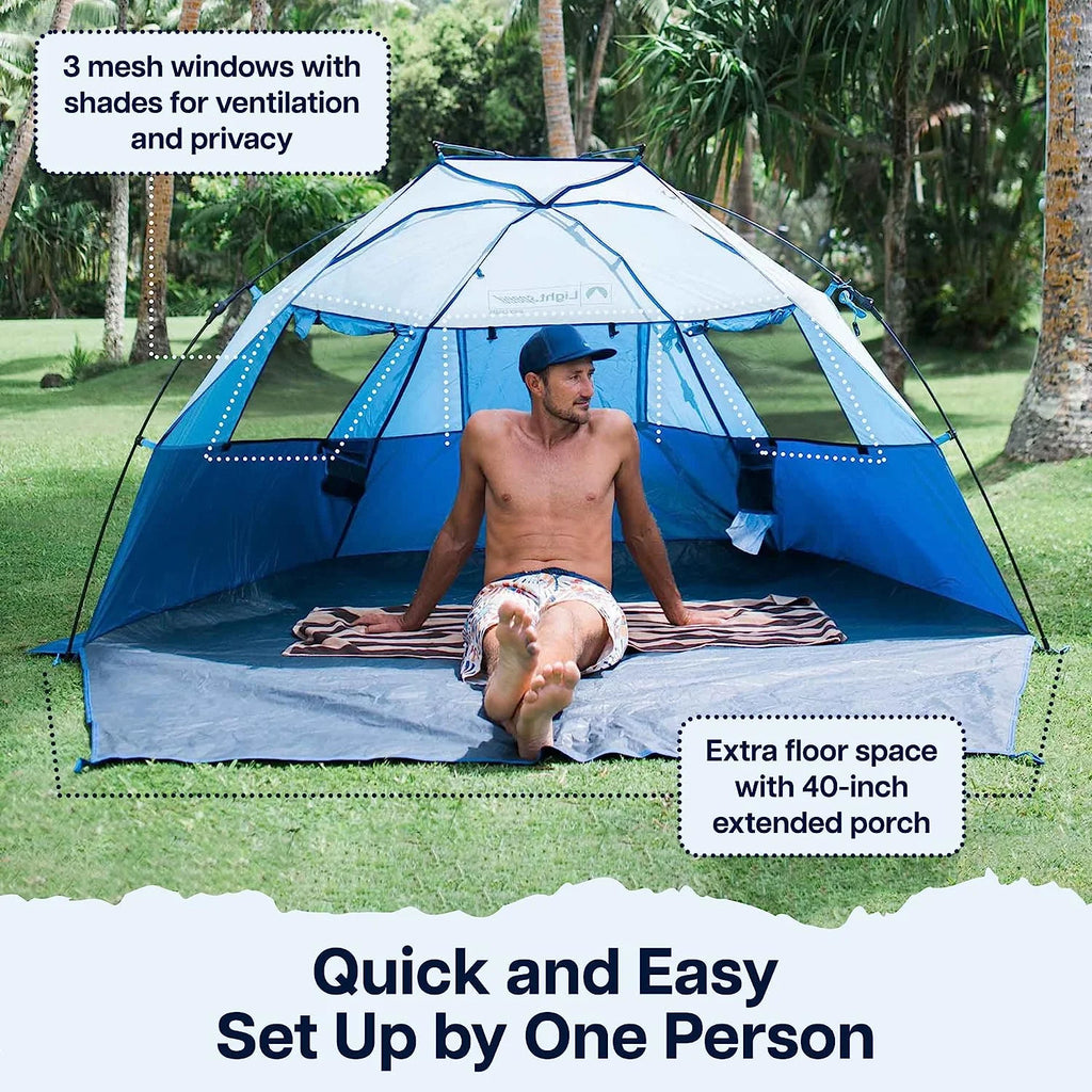 Blue Tide Beach Tent Sun Shelter D1699