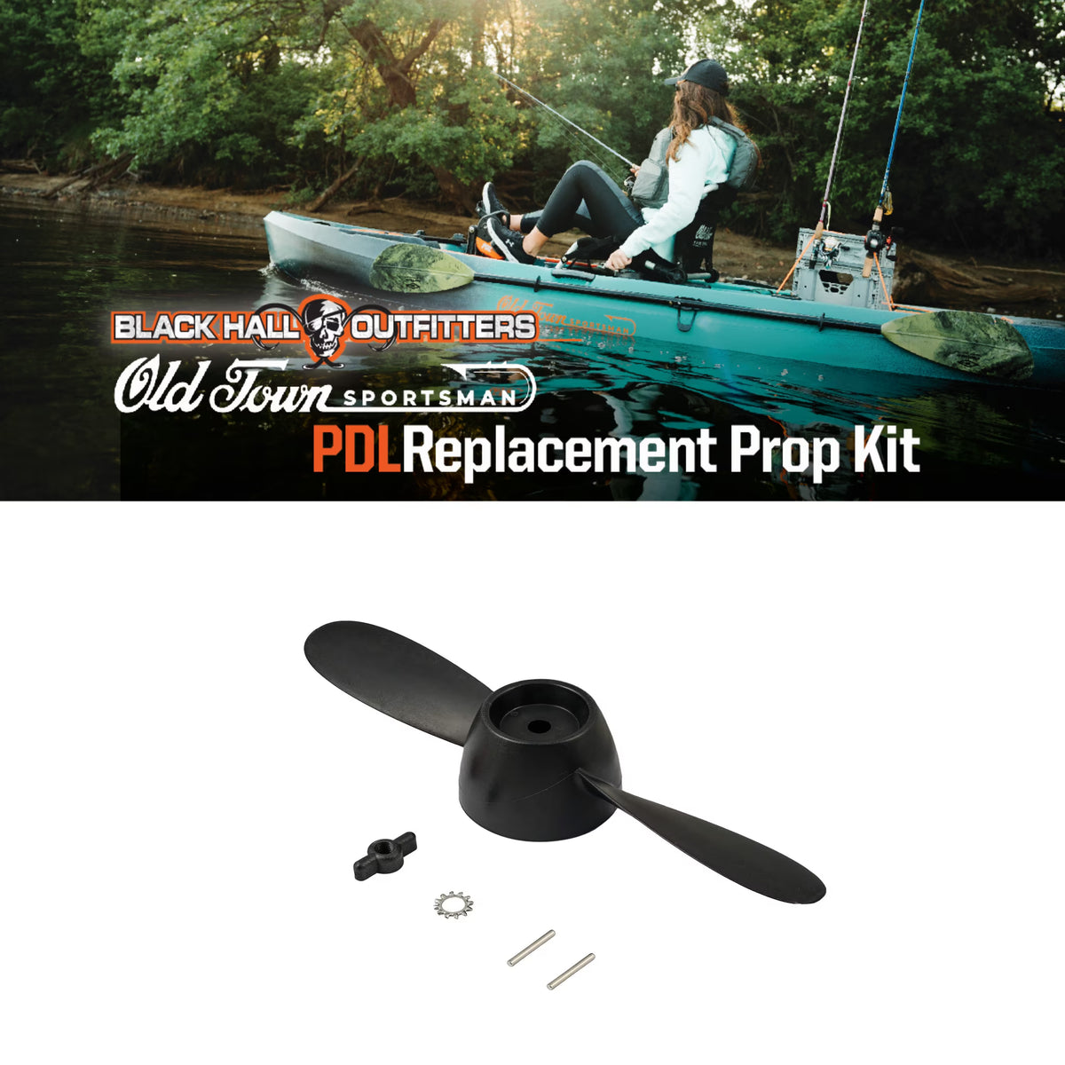 Spare Prop Kit with Floating Nut, Washer & Shear Pin T92743