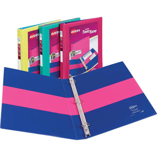 Two-Tone View Binder with Slant Rings Q4670