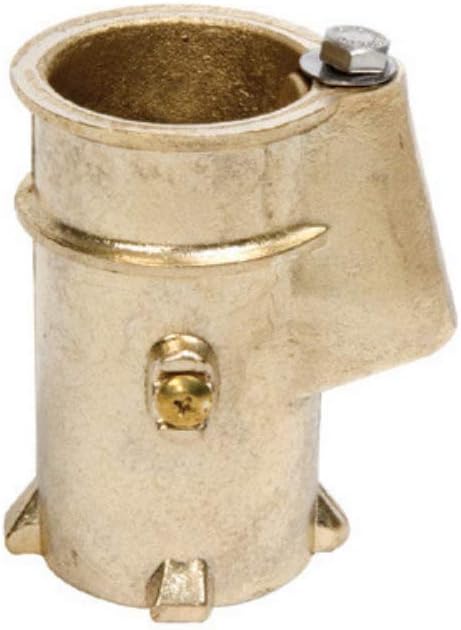 Brass Anchor with Collar for Pool Safety Cover, 4-Inch, Pack of 2 S235