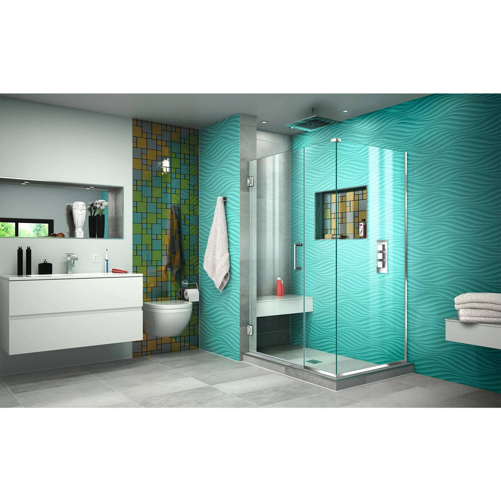 Chrome Hinged Shower Enclosure P139127