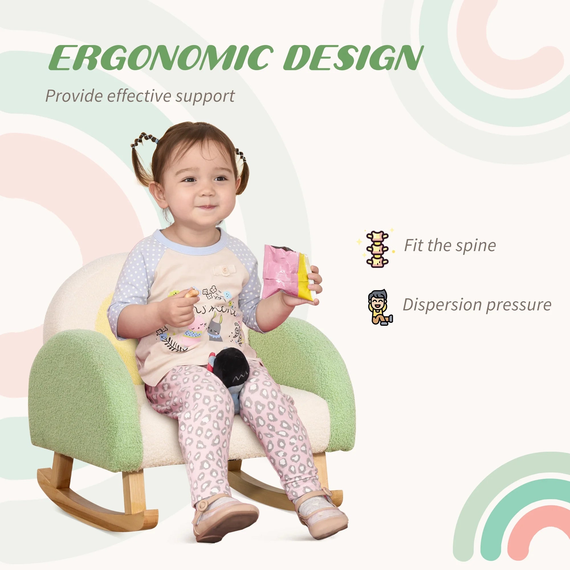 Kids Rocking Sofa Chair S7689