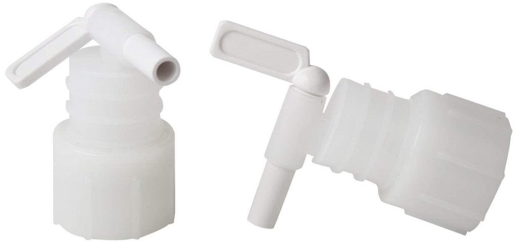 2.5 Gallon Plastic Dispenser Carboy with Spigot, HDPE, Natural, 4 Pack L74136