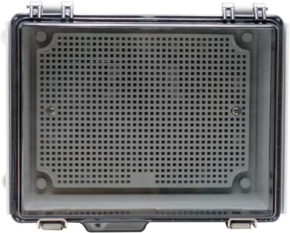 Outdoor Electrical Box IP67 Waterproof Plastic Enclosure with Transparent Cover 7.9 x 3.9 x 2.8 inch J66700