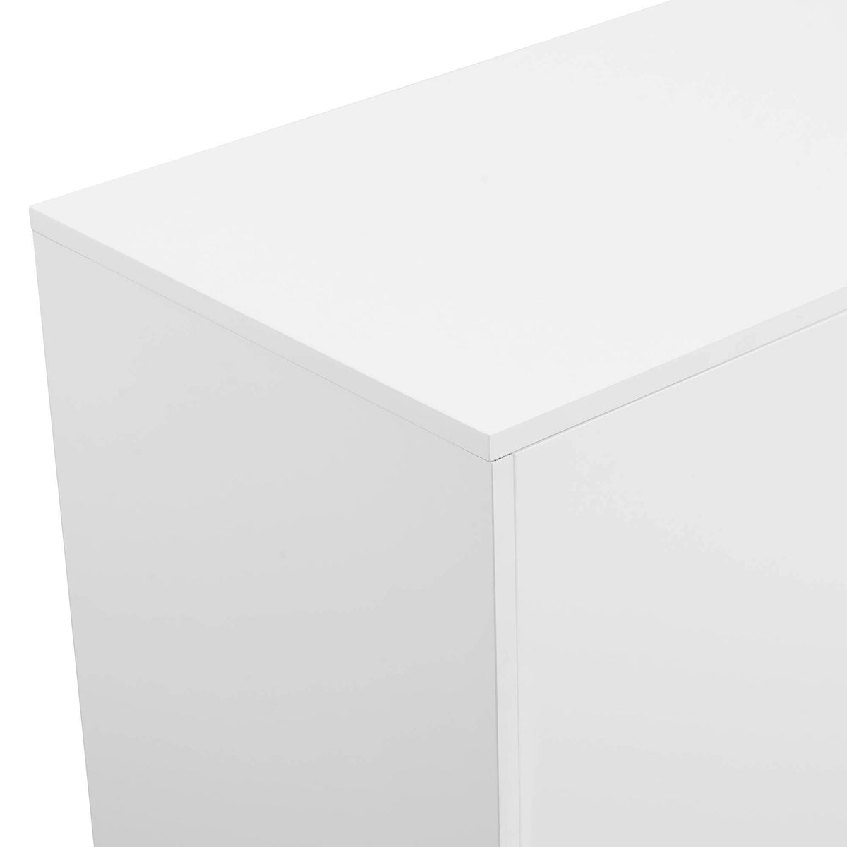 White Mid Century Modern Accent Cabinet M6950