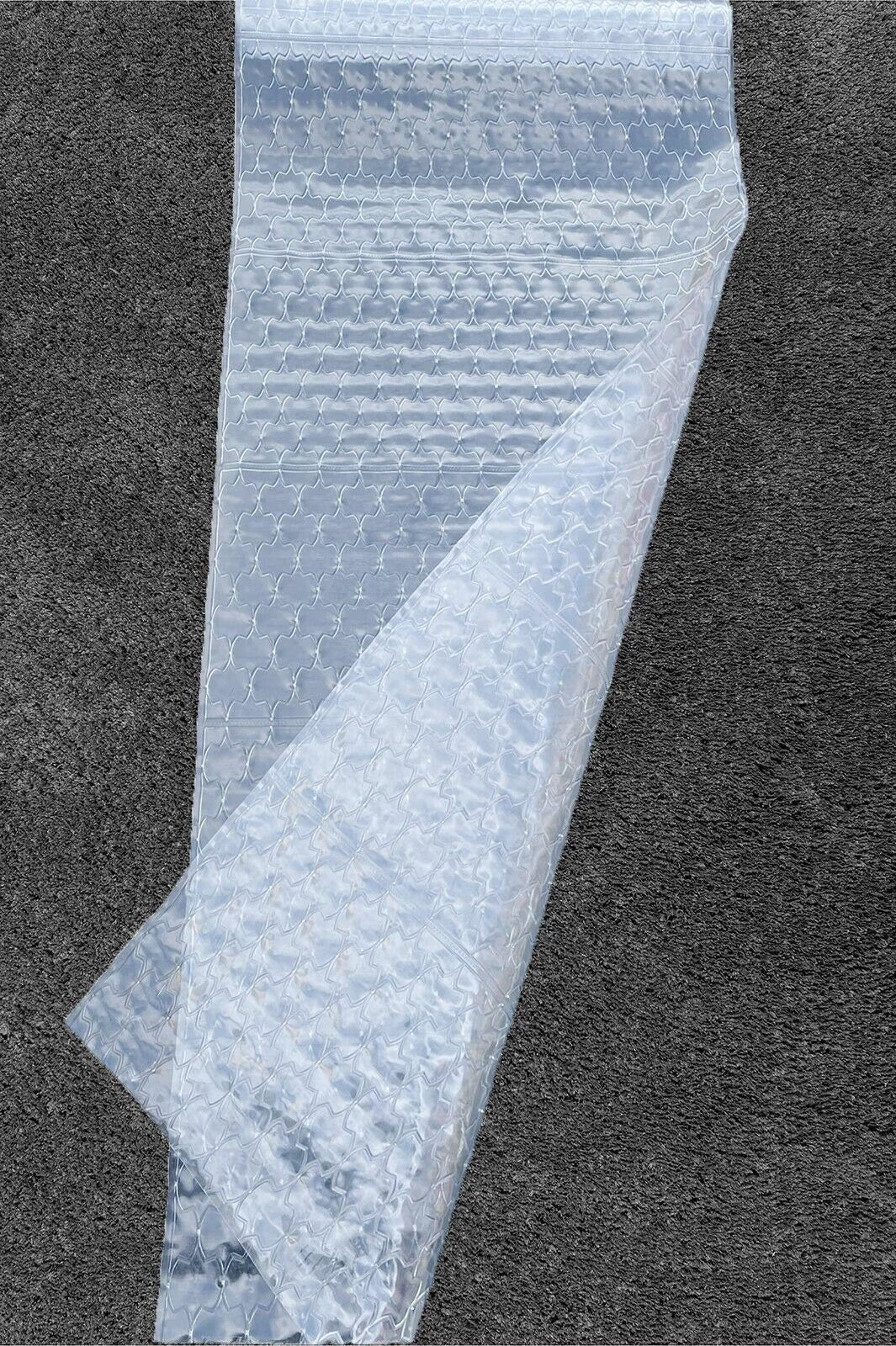 Clear Vinyl Plastic PVC Floor Runner Protector For Carpet (27" Wide) S584300