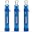 3 Pack Blue Outdoor Portable Straw Water Filter X9044