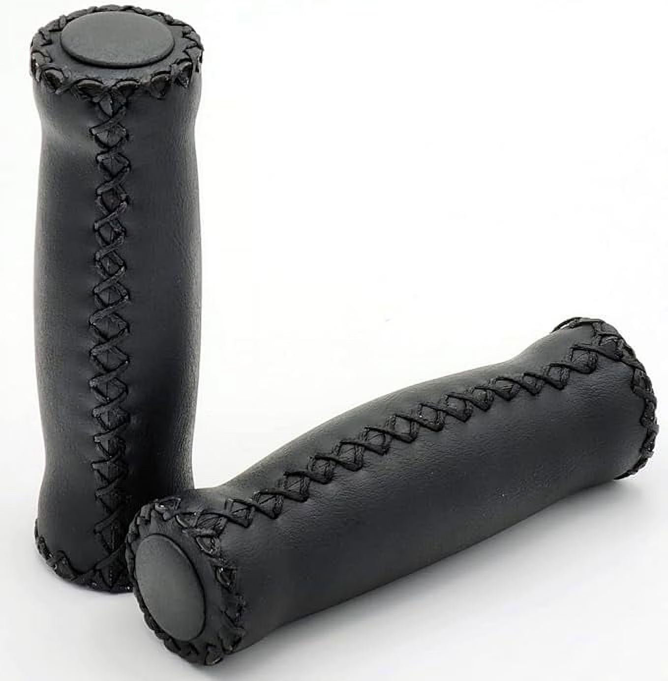Black Leather Grips for 7/8" Handle Bars A238236