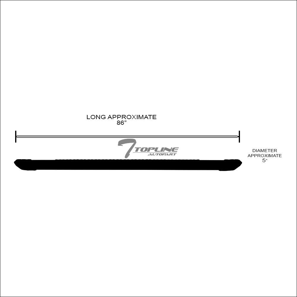 Matte Black Aluminum Side Step Rail Running Boards F996